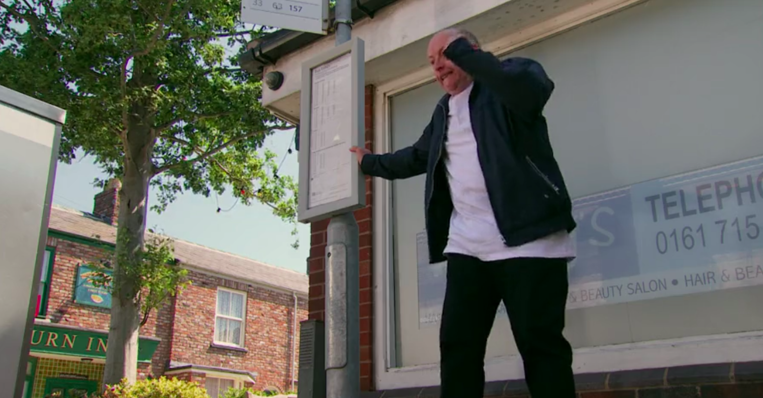 Coronation Street Geoff meltdown