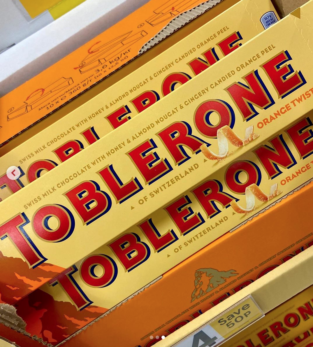 Orange Toblerone