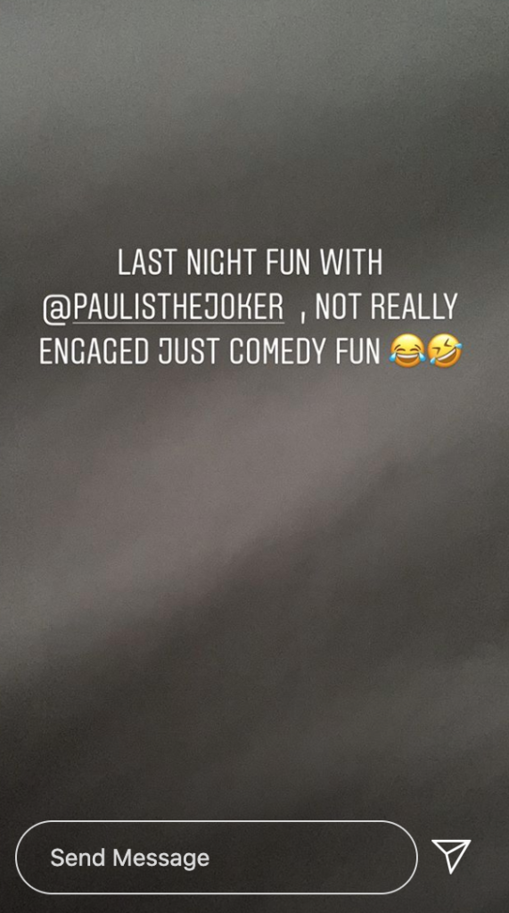 Katie Price engagement denial