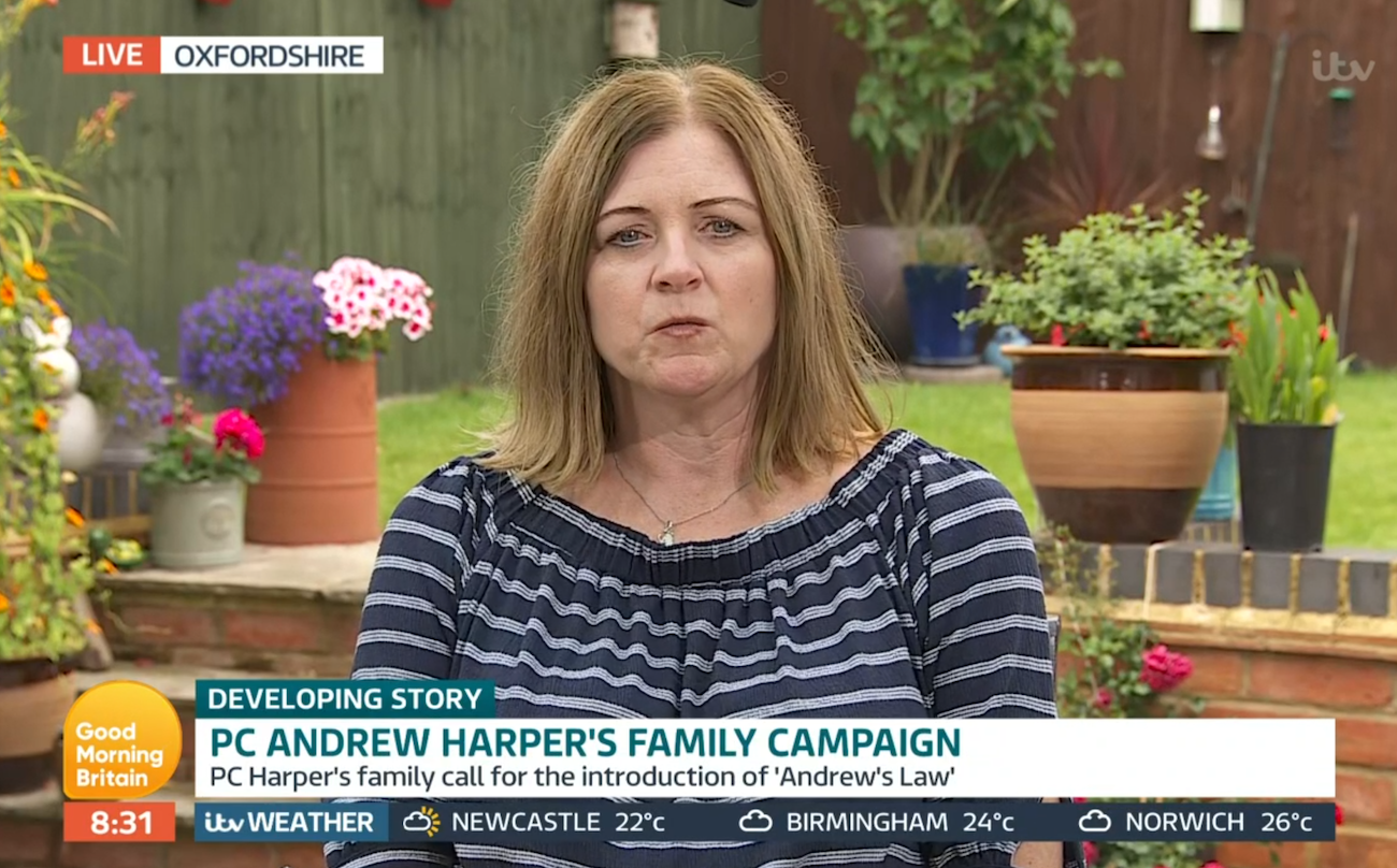 PC Andrew Harper's mother