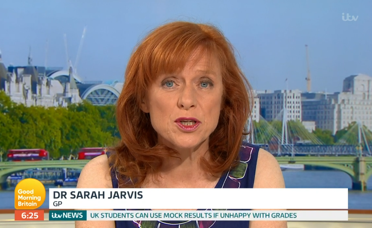 Dr Sarah Jarvis heatwave GMB (Credit: ITV)