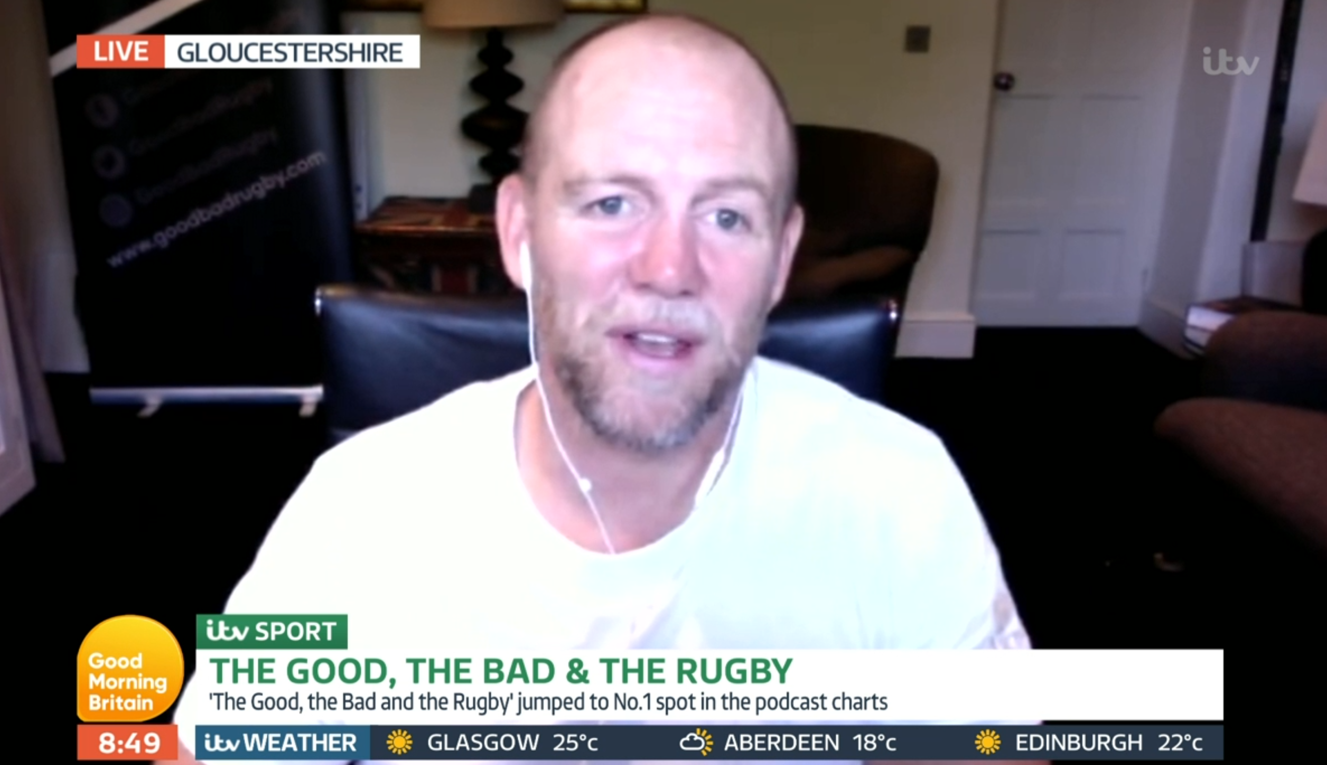 Mike Tindall Prince Harry GMB (Credit: ITV)