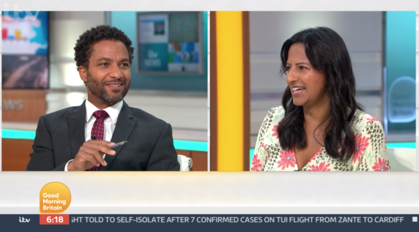 Ranvir Singh Sean Fletcher Good Morning Britain