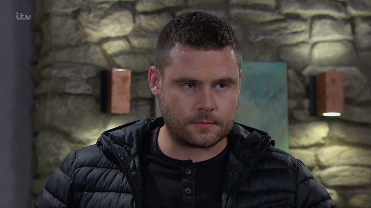 Brooding Aaron Dingle Emmerdale (Credit: ITV)