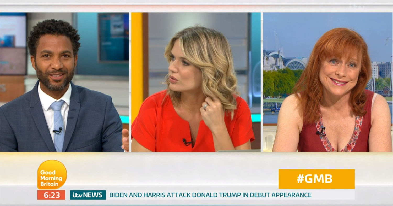 Charlotte Hawkins and Sean Fletcher on GMB