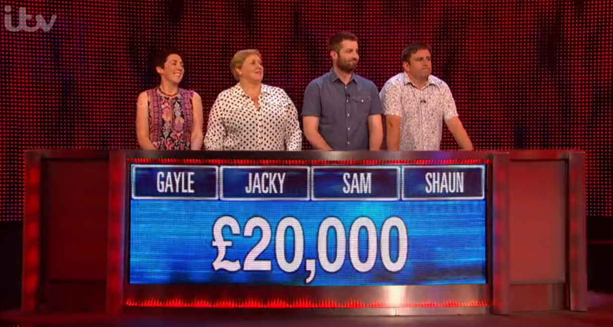 The Chase contestant corrects jenny ryan