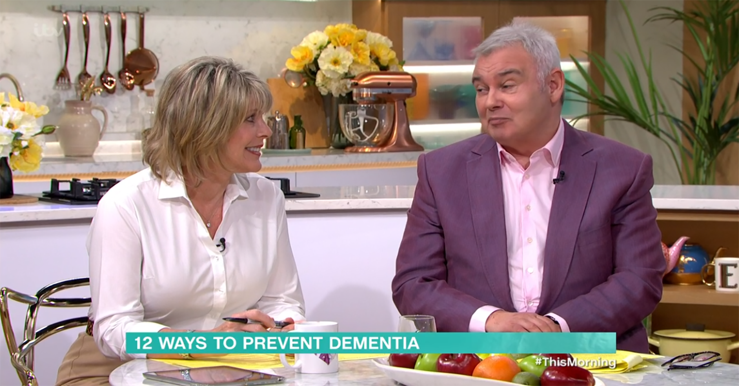 Ruth Langsford and Eamonn Holmes on This Morning