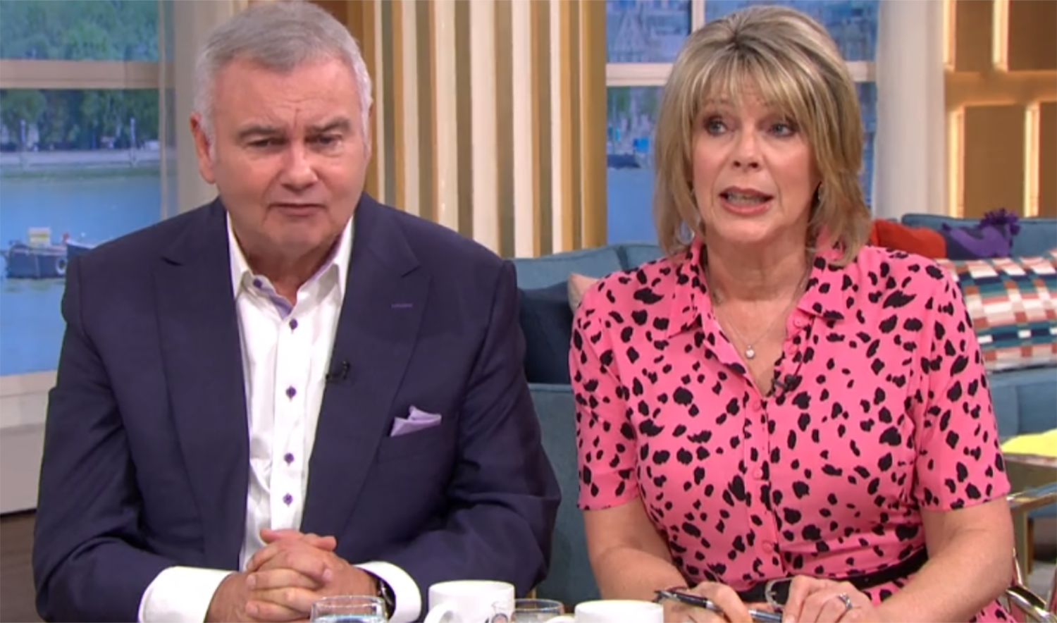 Ruth Langsford and Eamonn Holmes on This Morning