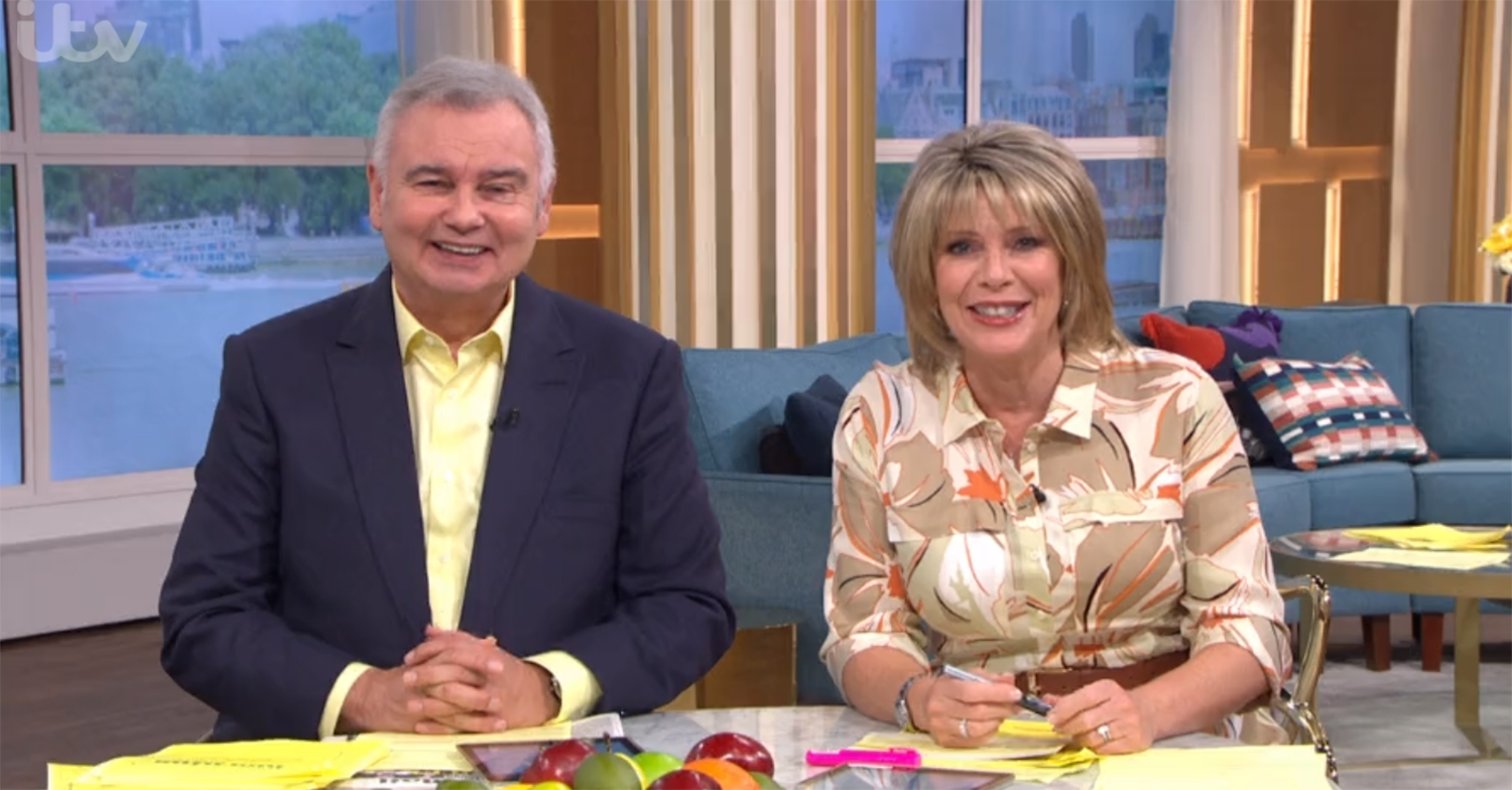 Ruth Langsford and Eamonn Holmes on This Morning