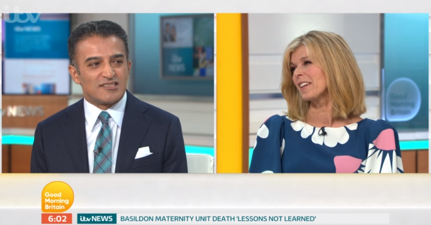 Kate Garraway on GMB
