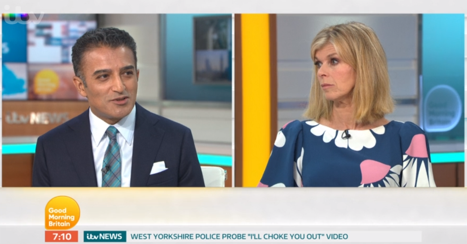 Kate Garraway on GMB