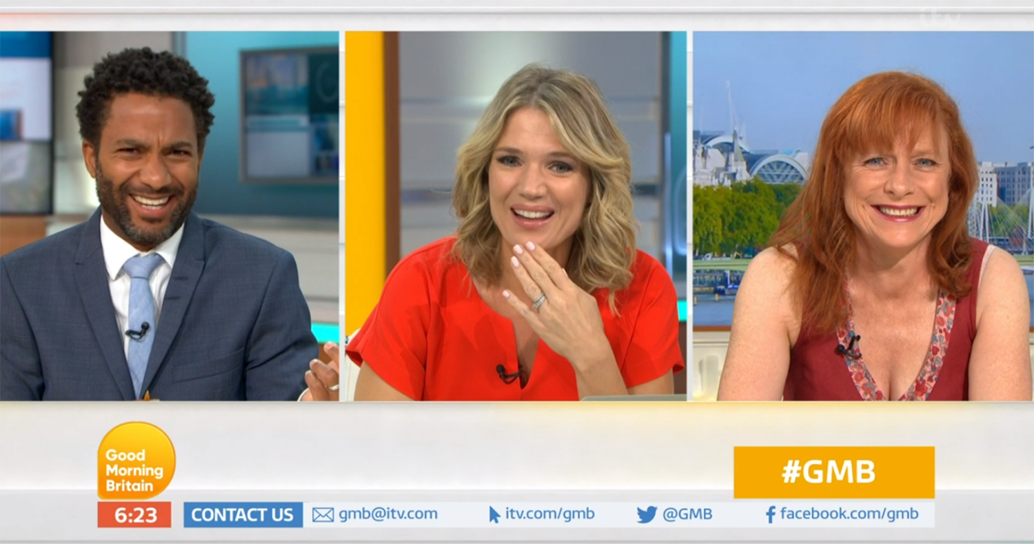 Charlotte Hawkins on GMB
