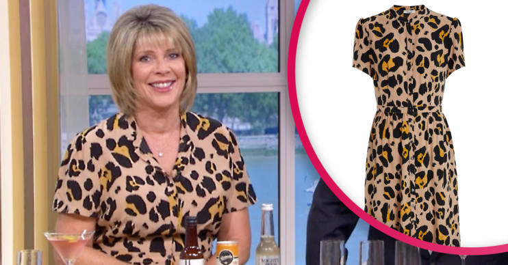 Ruth Langsford's leopard print dress