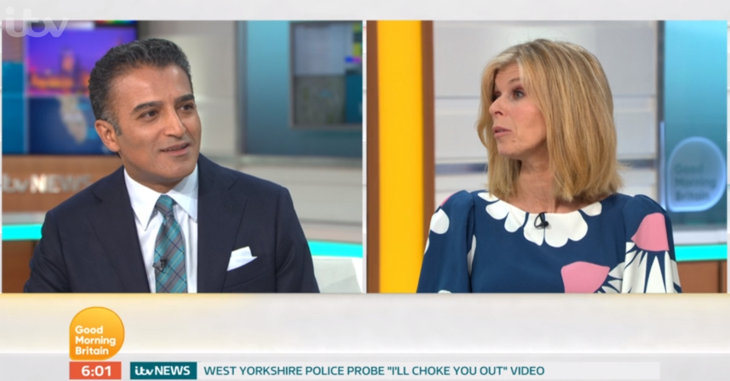 Kate garraway on GMB