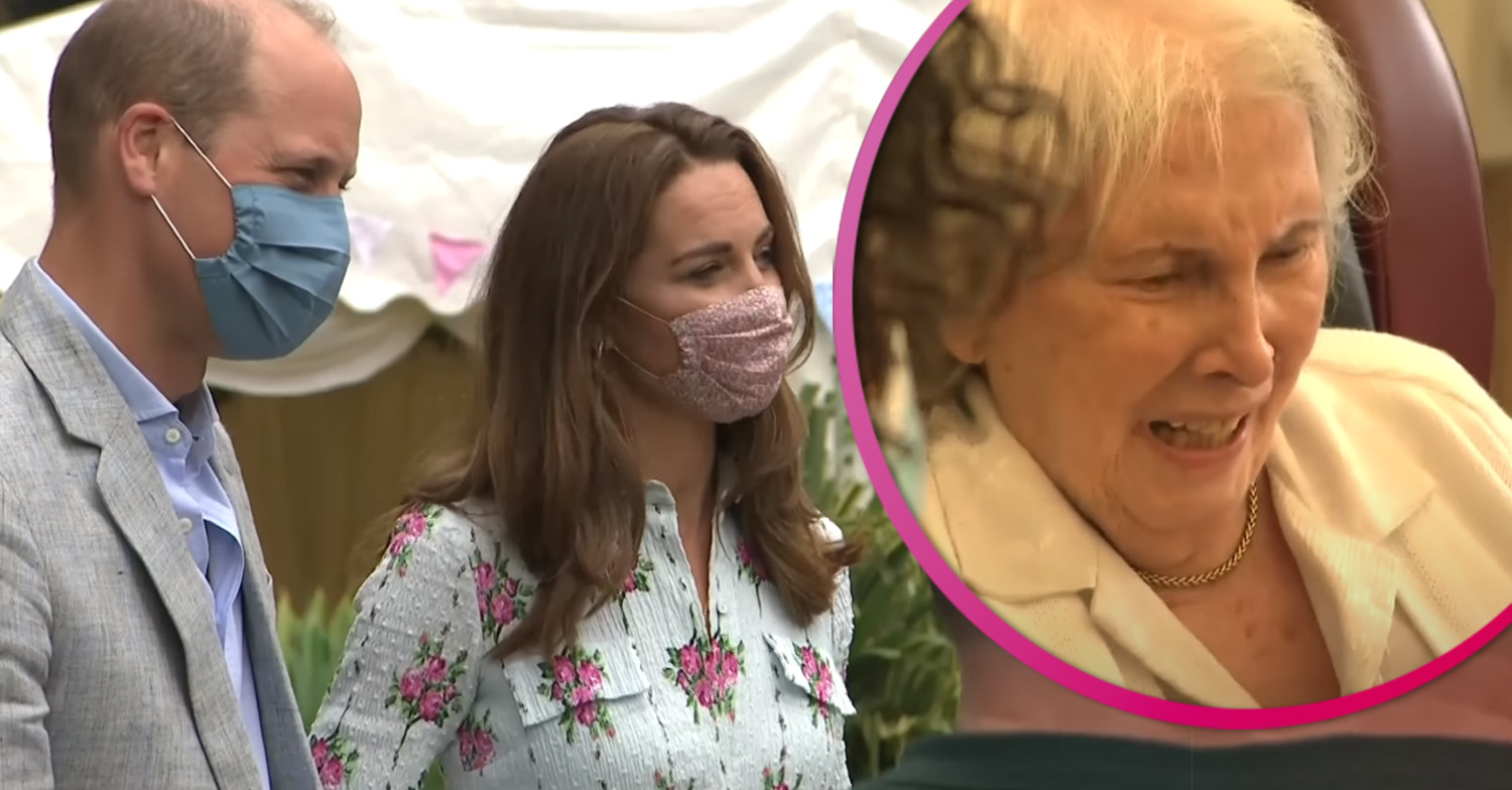 Prince William and Kate Middleton visit care home