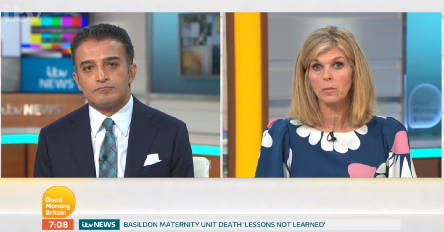 Kate Garraway on GMB