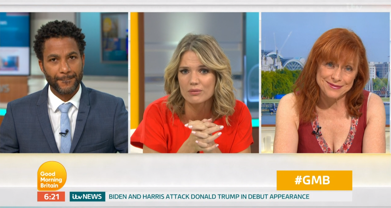 Charlotte Hawkins and Sean Fletcher on GMB