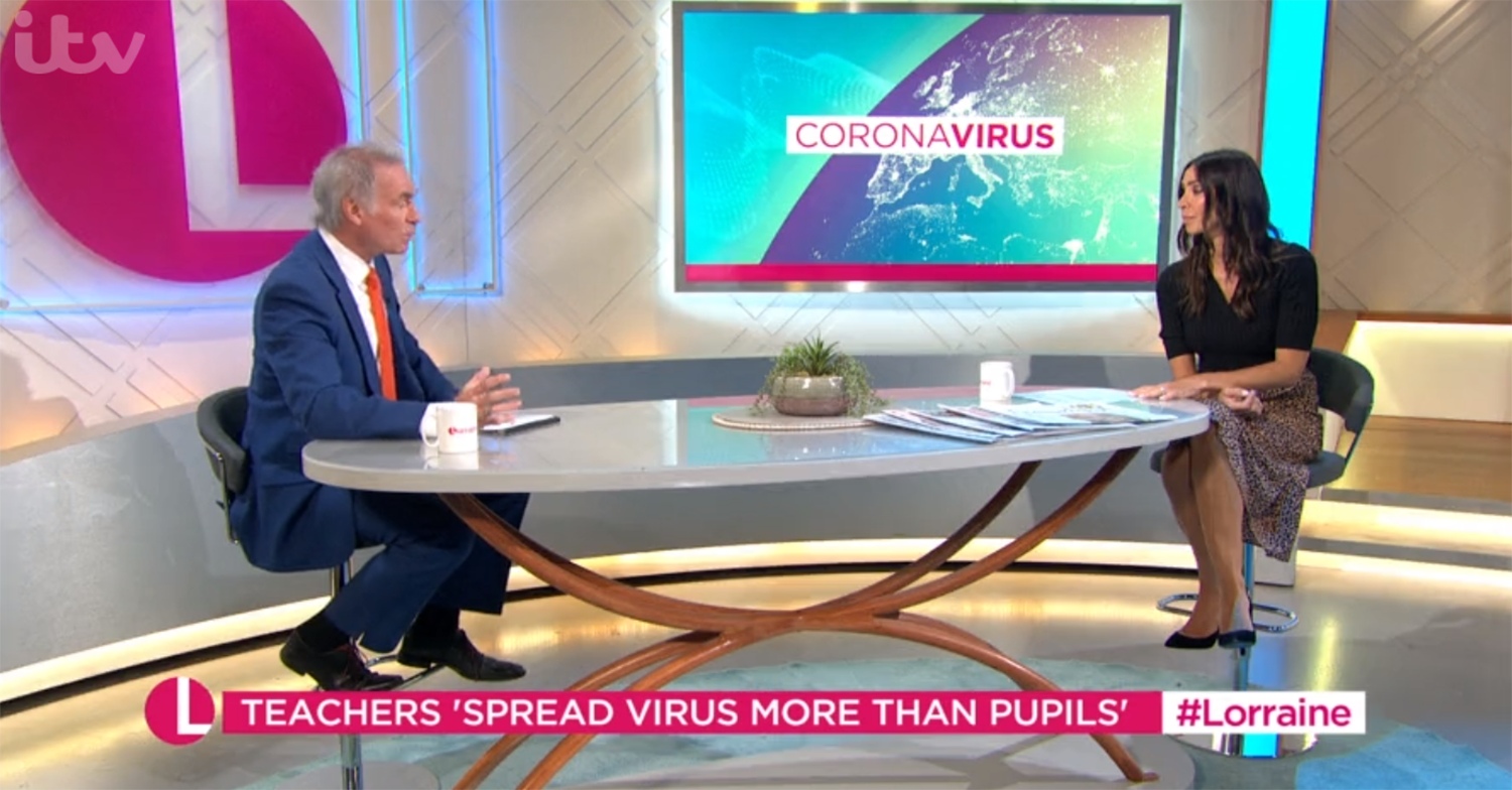 Dr Hilary Jones on Lorraine