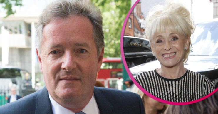 Piers Morgan and Barbara Windsor