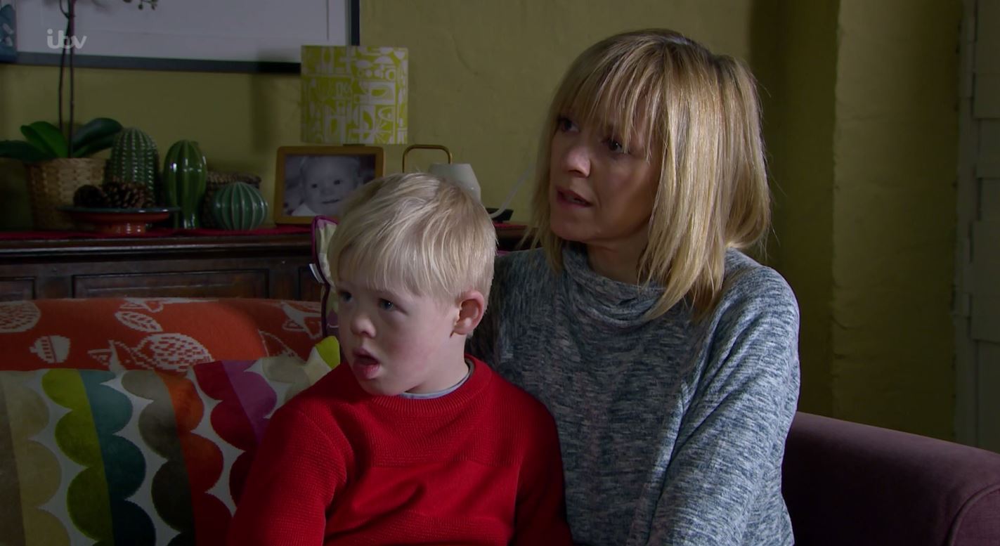 Leo Goskirk in Emmerdale is played by Harvey Rogerson (Credit: ITV)