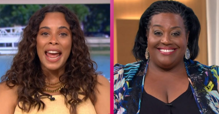 Rochelle Humes and Alison Hammond on This Morning