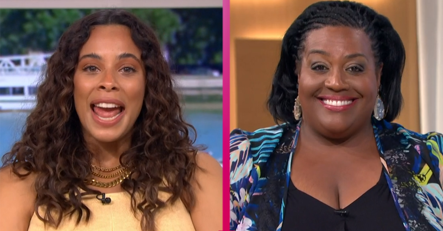 Rochelle Humes and Alison Hammond on This Morning