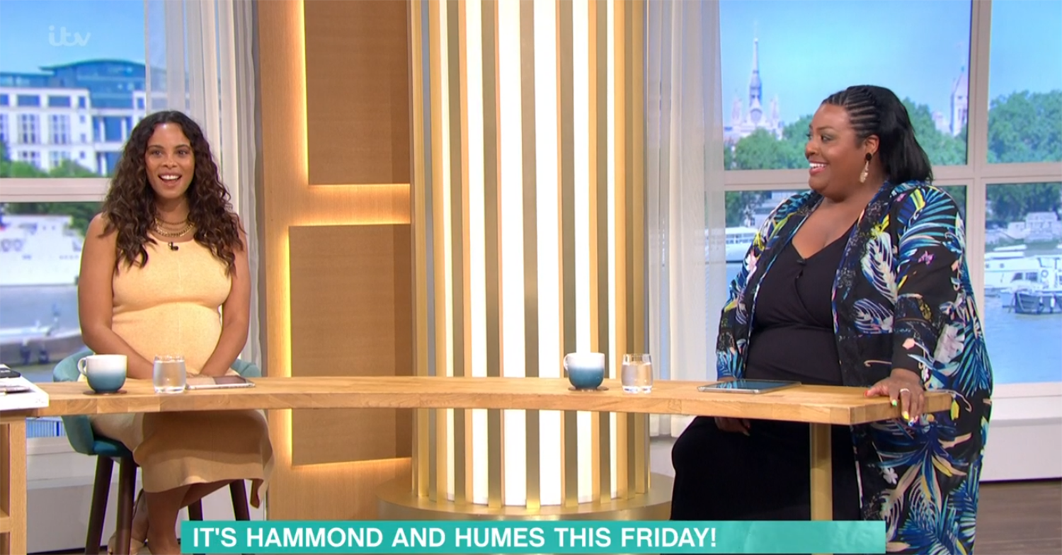 Rochelle Humes and Alison Hammond on This Morning