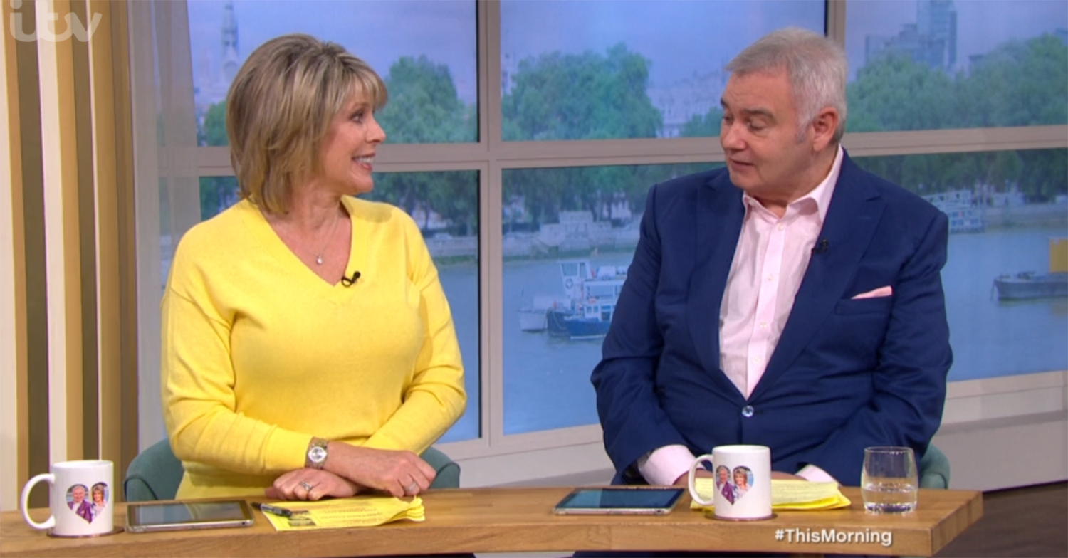 Ruth Langsford and Eamonn Holmes on This Morning