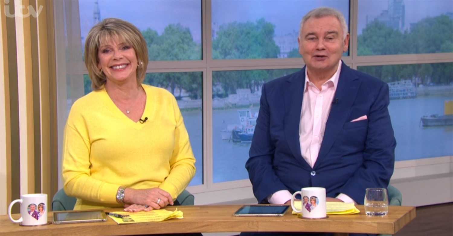 Ruth Langsford and Eamonn Holmes on This Morning