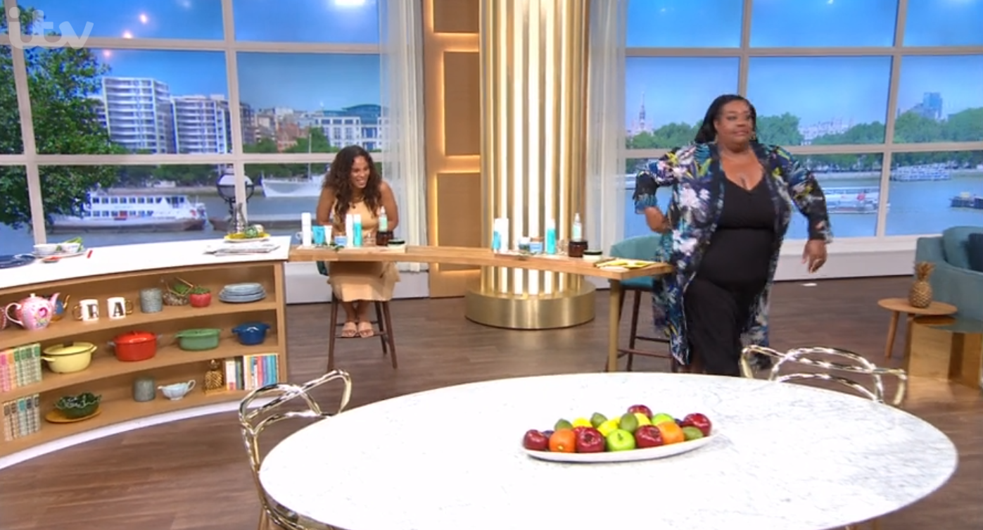 Rochelle Humes and Alison Hammond on This Morning