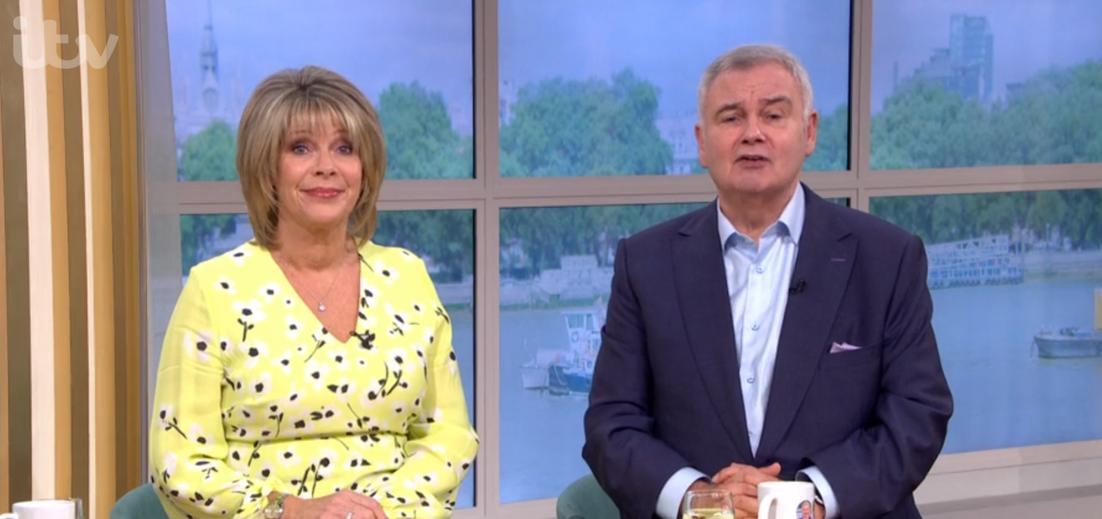 Ruth Langsford and Eamonn Holmes on This Morning