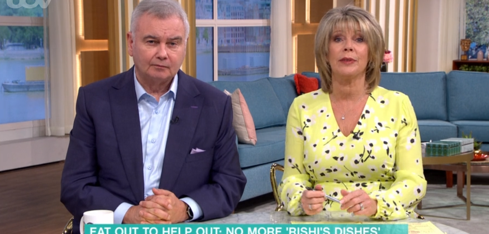 Ruth Langsford and Eamonn Holmes on This Morning
