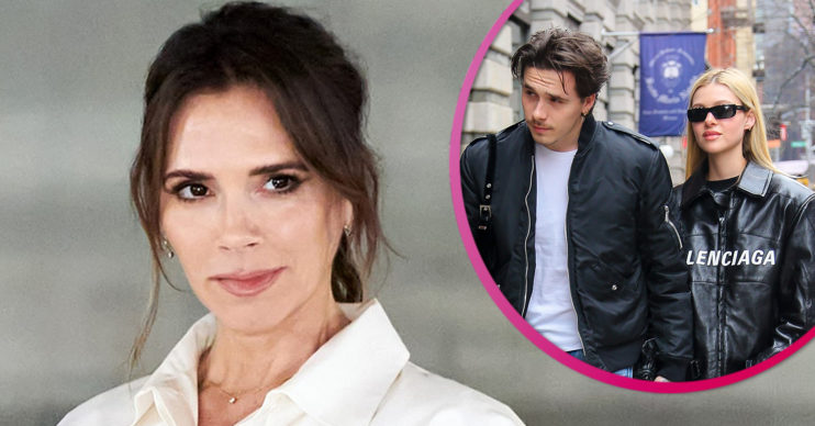 Victoria Beckham and son Brooklyn