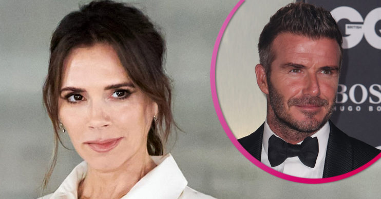 Victoria Beckham and David