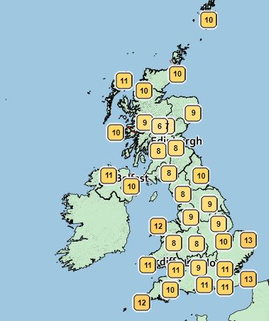 uk bank holiday weekend weather