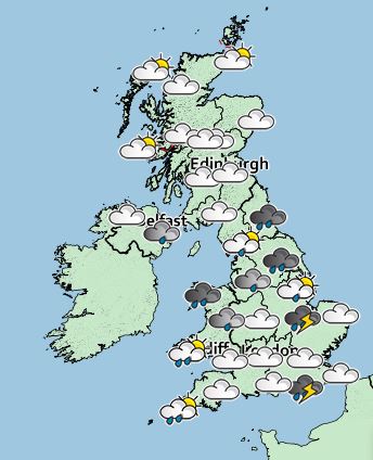 uk bank holiday weekend weather