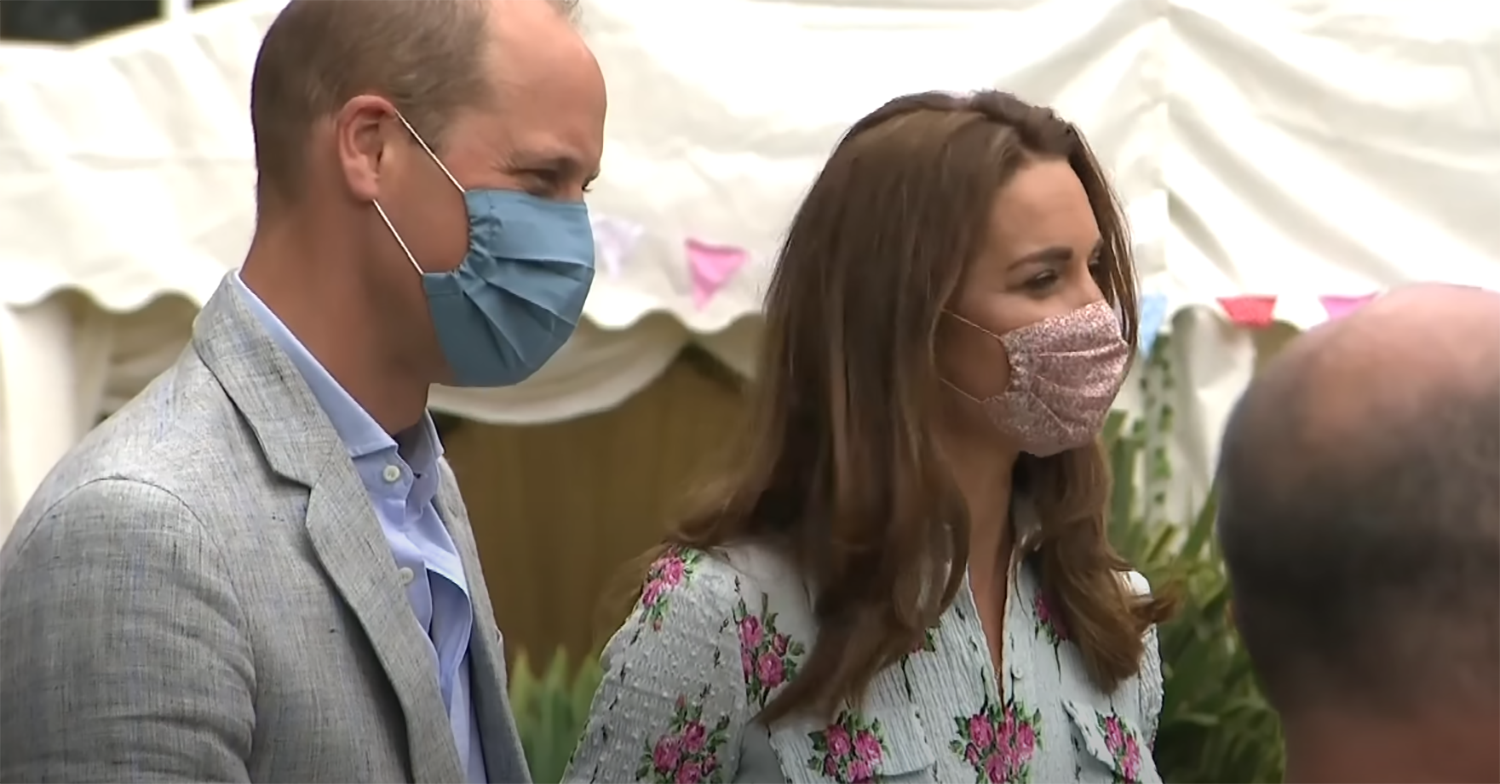 Prince William and Kate visit care home