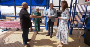 Prince William and Kate Middleton visit Barry Island
