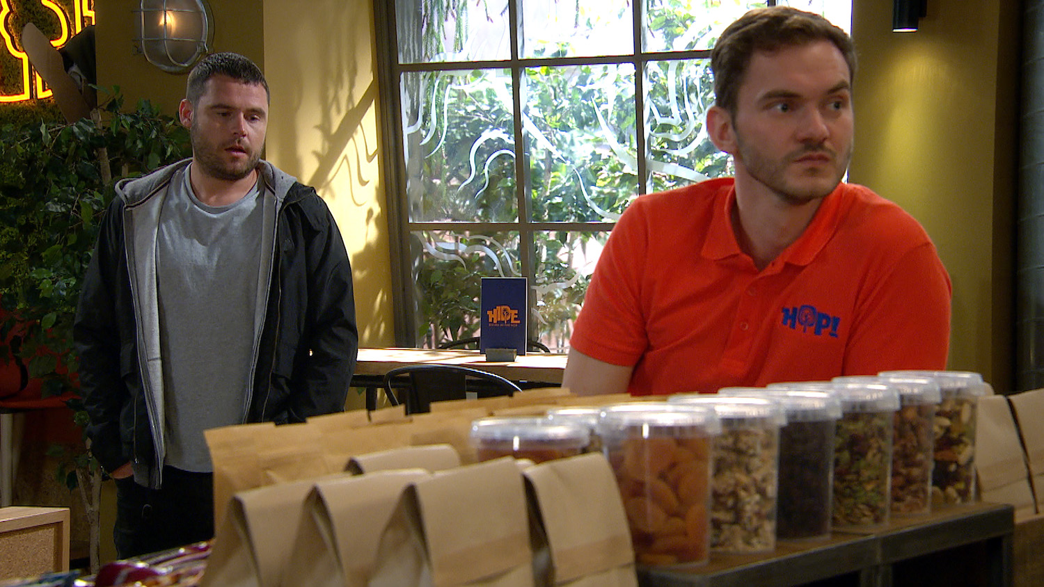 Aaron and Ben in Emmerdale