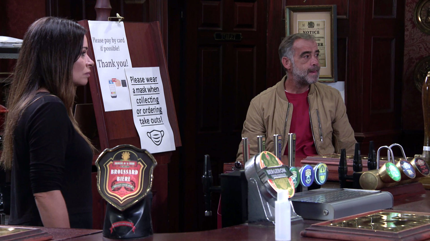 Carla and Kevin Coronation Street