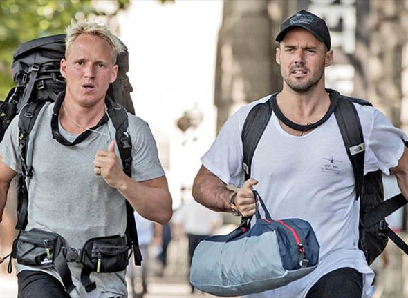 Jamie Laing and Spencer Matthews on Celebrity Hunted