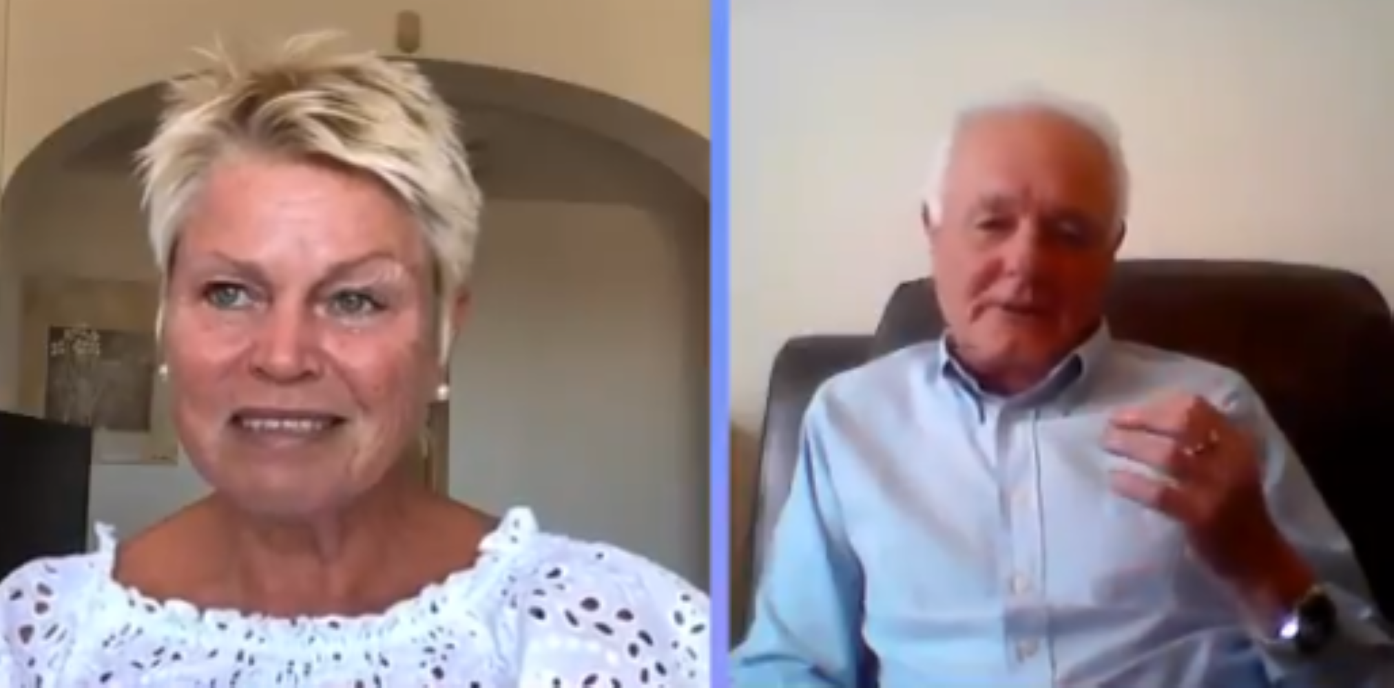 Coronation Street: Les and Janice stars Bruce Jones and Vicky Entwistle get emotional as they reunite