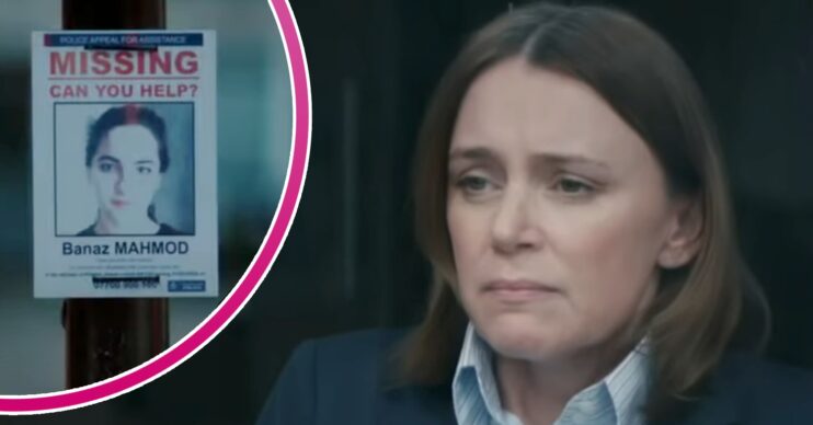 Keeley Hawes in Honour on Netflix and a missing poster