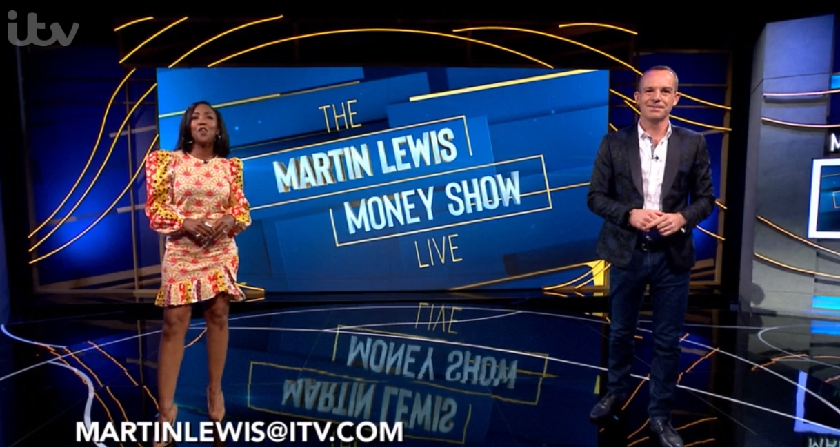 Angellica Bell dress The Martin Lewis Money Show