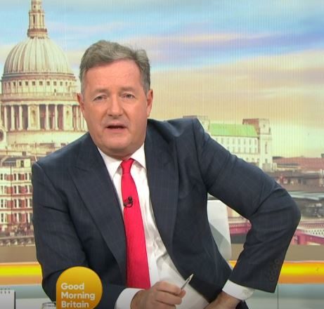 Piers Morgan and Susanna Reid live on GMB