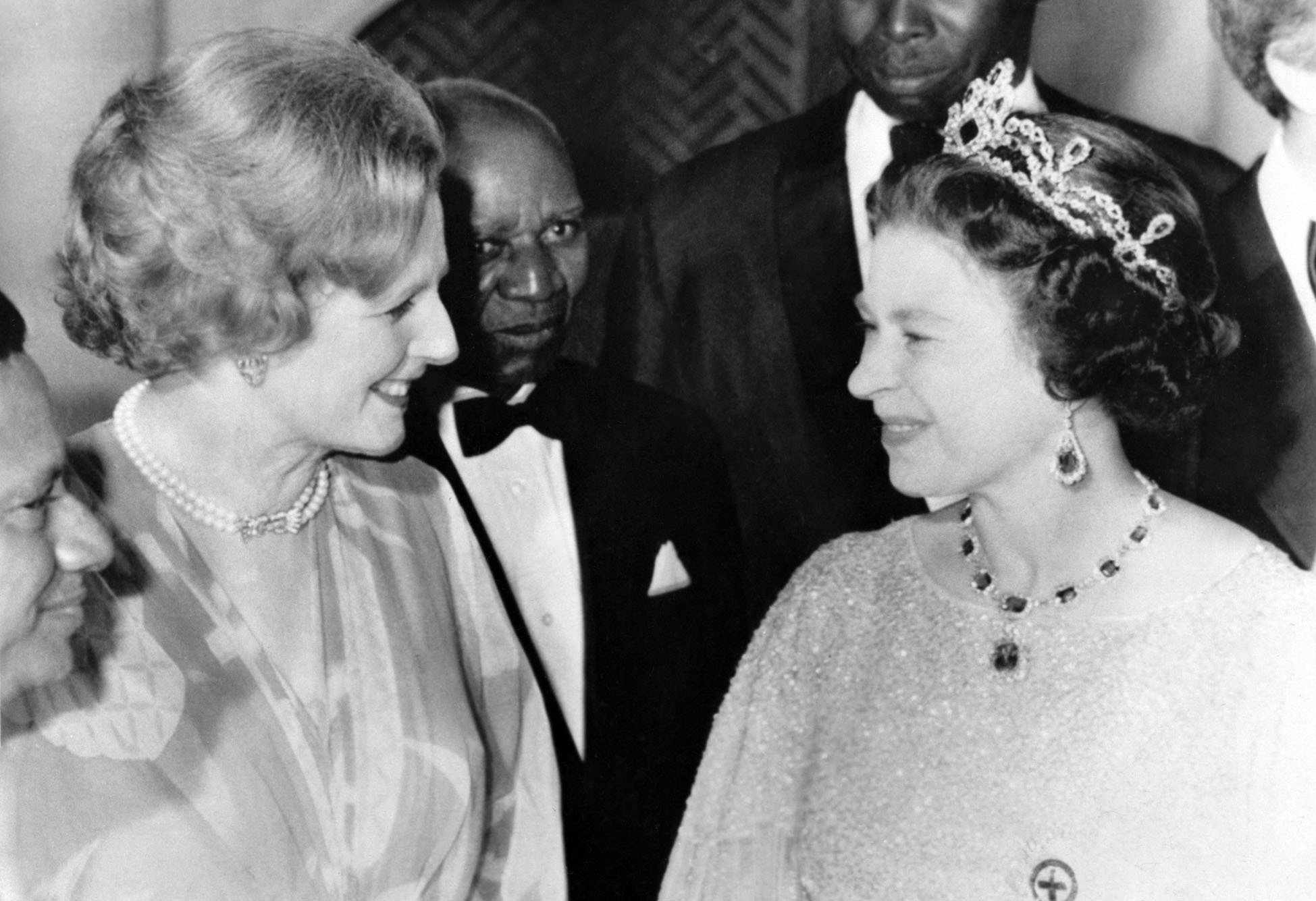 Margaret Thatcher and The Queen
