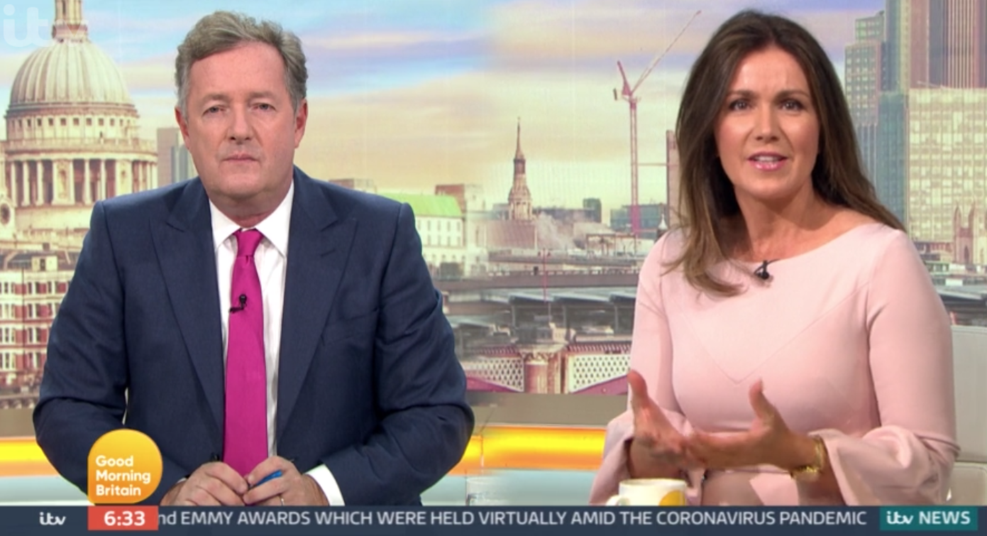 Piers Morgan Susanna Reid GMB
