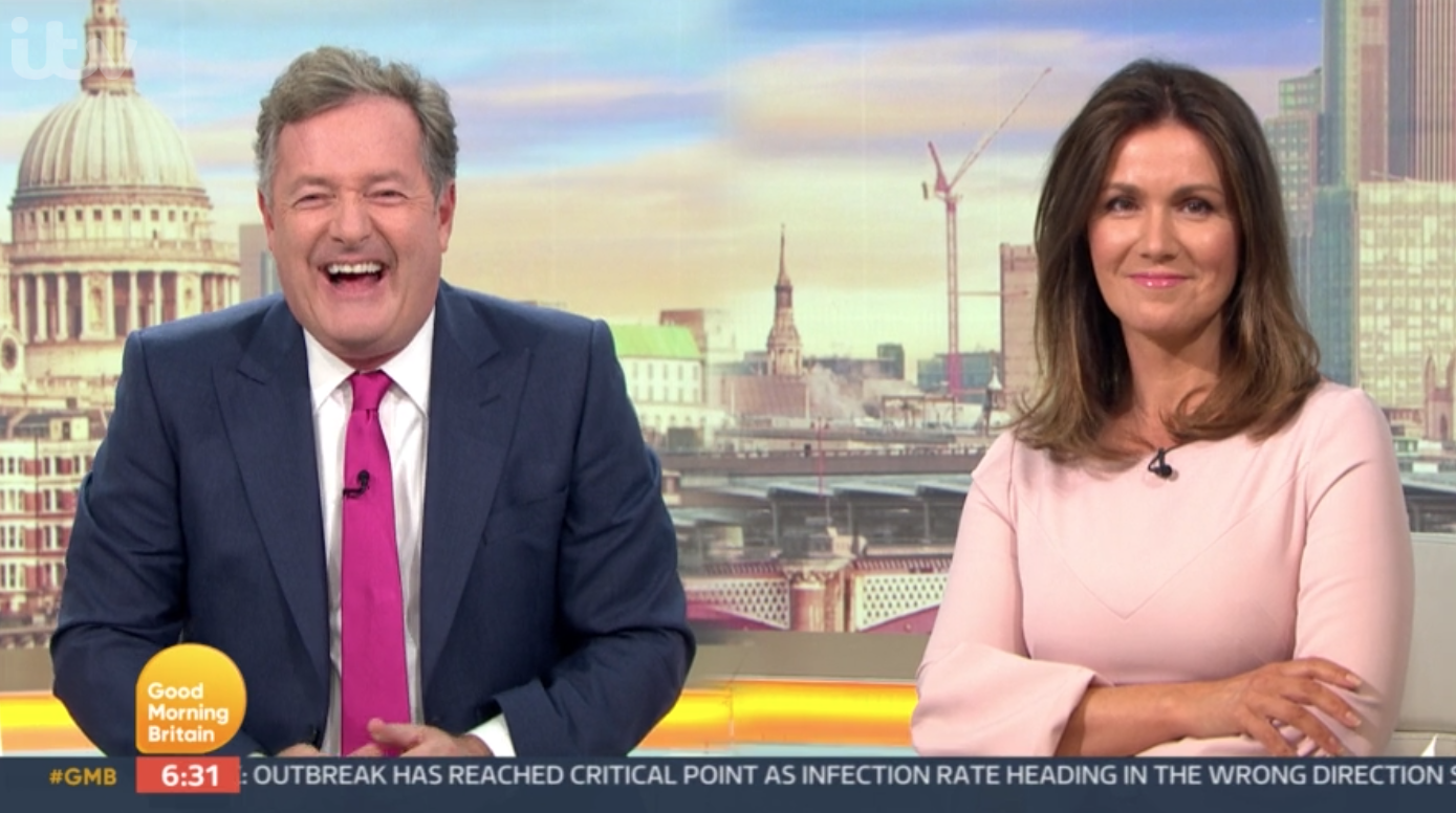 Piers Morgan Susanna Reid GMB