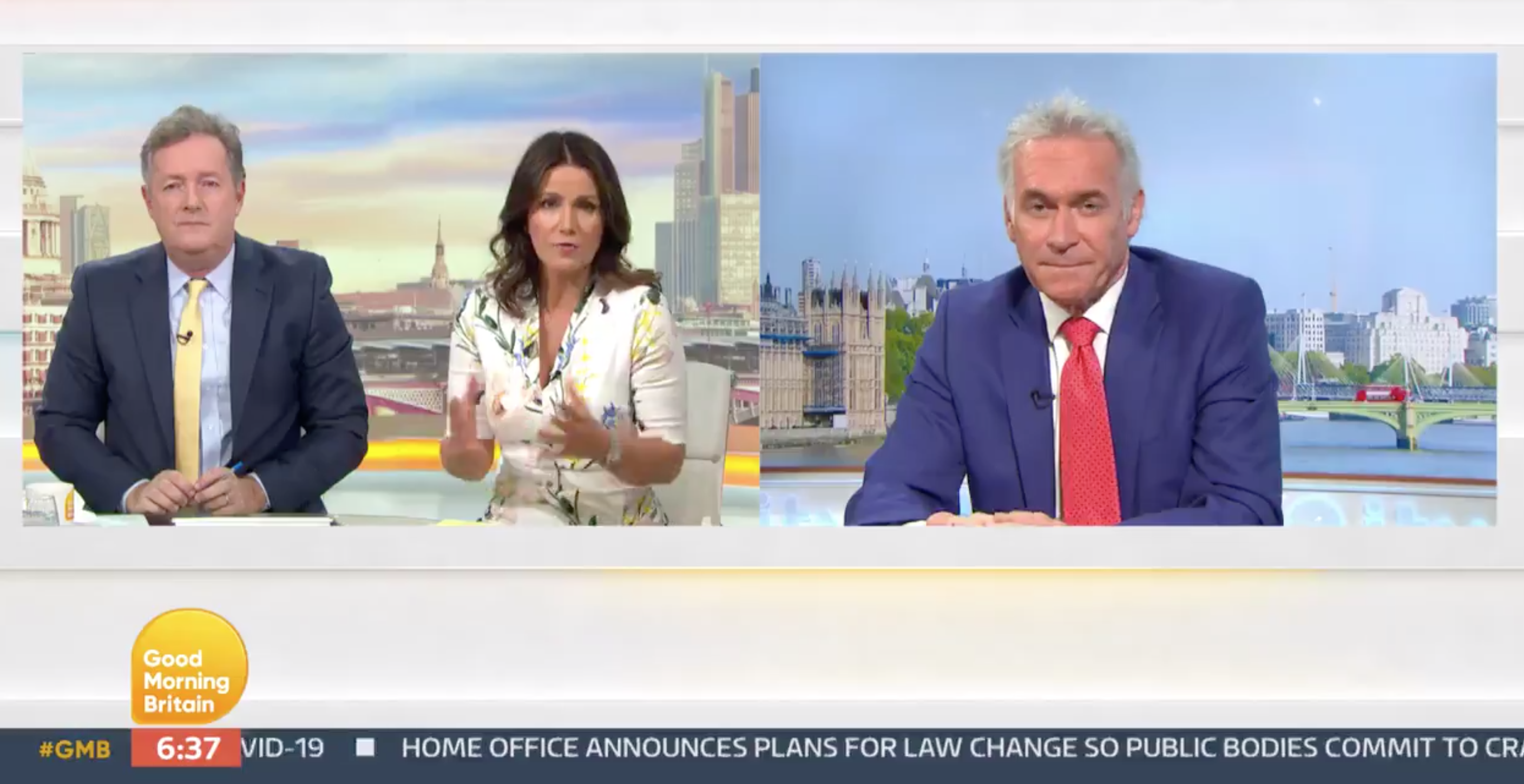 Piers Morgan Dr Hilary GMB
