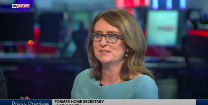 Jacqui appearing on Sky News as a TV pundit